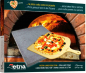 Preview: Pizzastein Pizza-Lava-Stein mit Pizzabrett MINI aus Italien