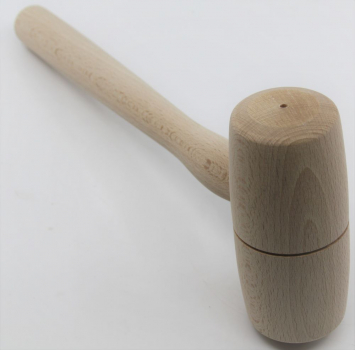 wooden mallet