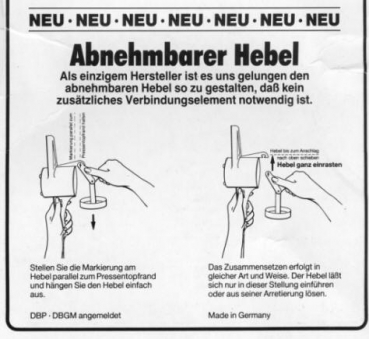 Spätzlepresse Original Kull Schwob Aluminium