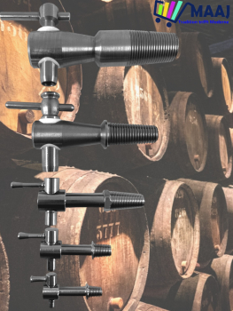 Metal tap / pipe for barrels