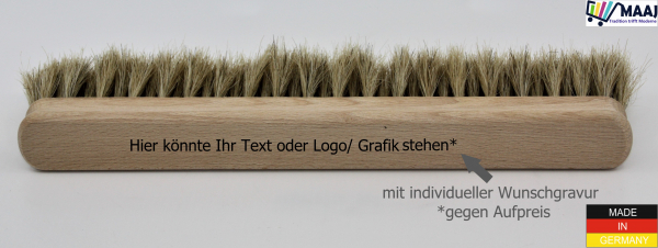 Powder brush wood with natural bristles