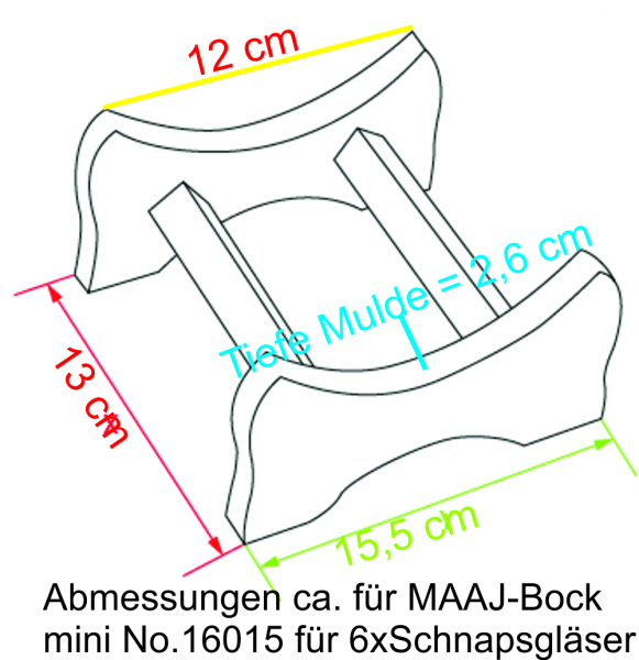 Ersatz-Ständer / Bock für Weinfässer